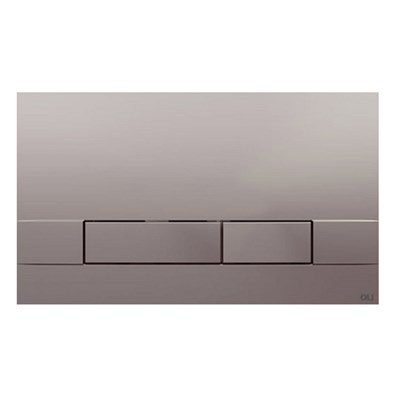 Клавиша смыва механическая двойная OLIpure Narrow, пластик, хром глянец (148301) oli_148301 - фото 492347