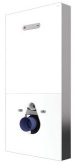 Модуль для подвесного унитаза Oli QR-Inox Susp Button, белый  (061565) oli_061565 - фото 492435