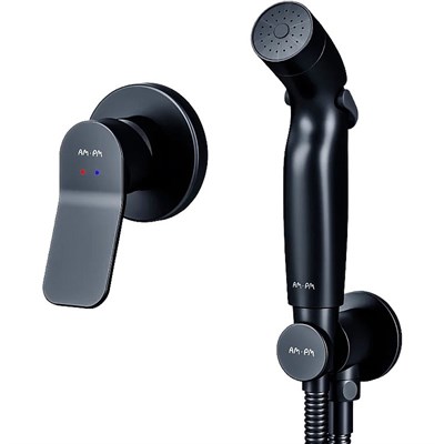 Гигиенический душ со смесителем AM.PM X-Joy F40H85A22 Черный F40H85A22 - фото 492927