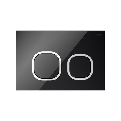 Клавиша смыва IDDIS чёрная Uniglass 001 (UNG01BCi77) UNG01BCi77 - фото 493858