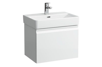 Тумба под раковину Laufen Pro S 4.8303.1.095.463.1 55 белый матовый, 1 ящик 4.8303.1.095.463.1 - фото 495692