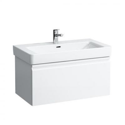 Тумба под раковину Laufen Pro S 4.8350.2.096.463.1 81 белый матовый, 1 внутренний ящик и органайзер 4.8350.2.096.463.1 - фото 500560
