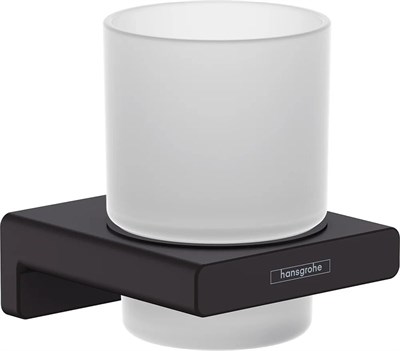 Стакан для зубных щеток Hansgrohe AddStoris 41749670 Черный матовый 41749670 - фото 501343