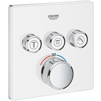 Смеситель для душа Grohe Grohtherm SmartControl 29157LS0 с термостатом Белая луна gr_29157LS0 - фото 501394