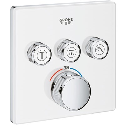 Смеситель для душа Grohe Grohtherm SmartControl 29157LS0 с термостатом Белая луна - фото 501394