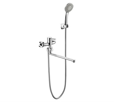 Смеситель для ванны Bravat Slim (F6332366CP-01L-RUS) F6332366CP-01L-RUS - фото 501611