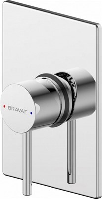Набор смеситель для ванны и душа Bravat встраиваемый (F860CP-SET) F860CP-SET - фото 501717