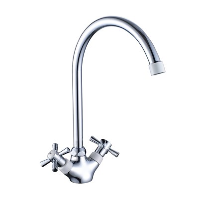 Смеситель для кухни DECOROOM DR51 (DR51028-White) DR51028-White - фото 502647