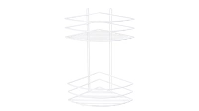 Полка угловая двойная Fixsen белая (FX-710W-2) FX-710W-2 - фото 502987