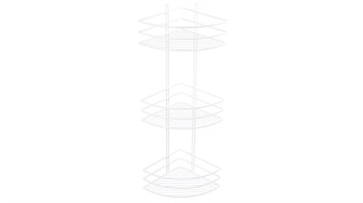 Полка угловая тройная Fixsen белая (FX-710W-3) FX-710W-3 - фото 502990
