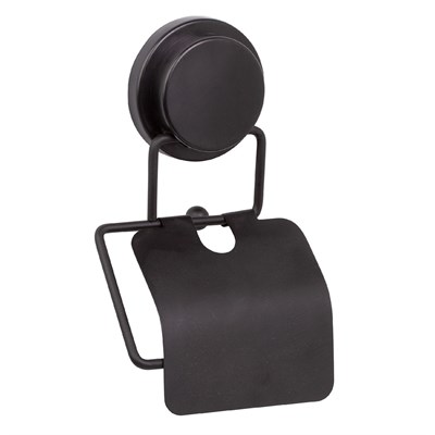 Бумагодержатель Fixsen с крышкой MAGIC BLACK (FX-45010) FX-45010 - фото 503110