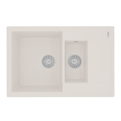Кухонная мойка Lemark Ramza 9910040, 76 см, искусственный камень, жасмин 9910040 - фото 504868