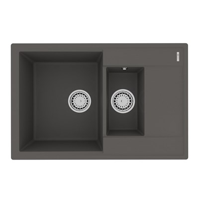 Кухонная мойка Lemark Ramza 9910041, 76 см, искусственный камень, серый шелк 9910041 - фото 504888