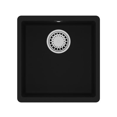 Кухонная мойка Lemark Sinara 400-U 9910061, 40 см, искусственный камень, цвет антрацит 9910061 - фото 504952
