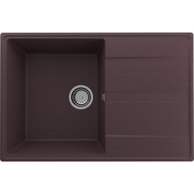 Мойка кухонная ULGRAN Quartz Prima 750-06, трюфель Prima 750-06 - фото 506305