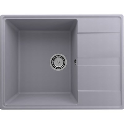 Мойка кухонная ULGRAN Quartz Prima 650-05, бетон Prima 650-05 - фото 506308