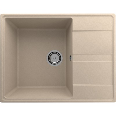 Мойка кухонная ULGRAN Quartz Prima 650-03, десерт Prima 650-03 - фото 506326