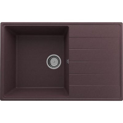 Мойка кухонная ULGRAN Quartz Prima 780-06, трюфель Prima 780-06 - фото 506353