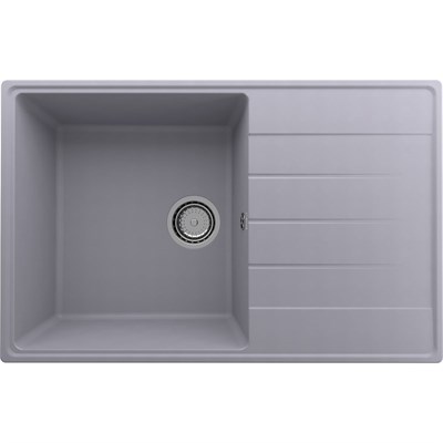 Мойка кухонная ULGRAN Quartz Prima 780-05, бетон Prima 780-05 - фото 506371