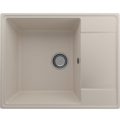 Мойка кухонная ULGRAN Quartz Prima 605-02, лен Prima 605-02 - фото 506452