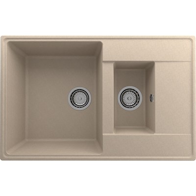 Мойка кухонная ULGRAN Quartz Prima 780 1,5 K-03, десерт Prima 780 1,5 K-03 - фото 508672