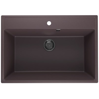 Мойка кухонная ULGRAN Quartz Forte 760-06, трюфель Forte 760-06 - фото 508932