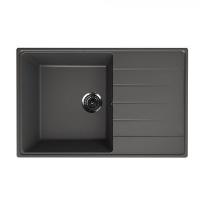 Мойка кухонная ULGRAN Quartz Prima 780-09, асфальт Prima 780-09 - фото 508948