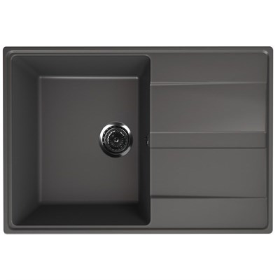 Мойка кухонная ULGRAN Quartz Prima 750-09, асфальт Prima 750-09 - фото 508953