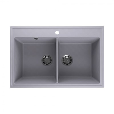 Мойка кухонная ULGRAN Quartz Ruma 780-05, бетон Ruma 780-05 - фото 509000