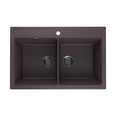 Мойка кухонная ULGRAN Quartz Ruma 780-06, трюфель Ruma 780-06 - фото 509003