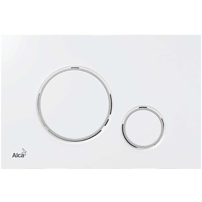 Клавиша смыва Alcaplast M770 Белая Хром M770 - фото 512429