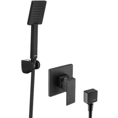 Смеситель для душа Swedbe Platta 5551B Черный матовый sw_5551B - фото 513759