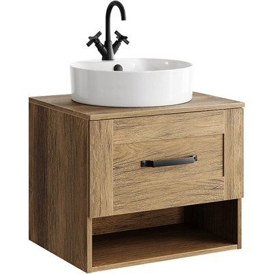 Подвесная тумба под умывальник AQWELLA Craft , 60см  (CRF0106DB) (Код товара: 986062) CRF0106DB - фото 515536
