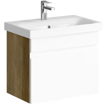 Подвесная тумба под умывальник AQWELLA Smart , 56см  (SRT0106DB) (Код товара: 986224) SRT0106DB - фото 515928
