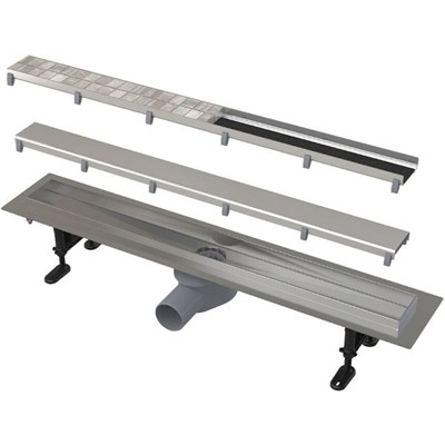 Душевой лоток Alcaplast Fit and Go AG071401550 (APZ13-DOUBLE9-550) с двухсторонней решеткой APZ13-DOUBLE9-550 - фото 516927