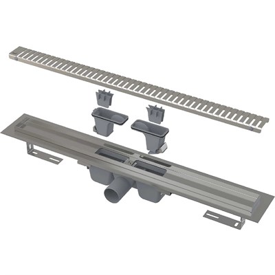 Alcaplast APZ1SMART-LINE Водоотводящий желоб с перфорированной решеткой 550 мм APZ1SMART-LINE-550 (тут) APZ1SMART-LINE-550 - фото 517173