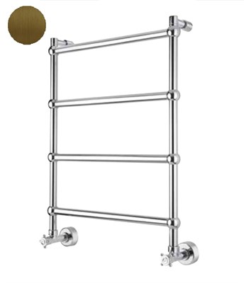 Полотенцесушитель водяной Margaroli Sole 442TS 442TS3604OB, высота 71.4 см, ширина 42.5 см, старая бронза 442TS3604OB - фото 518951