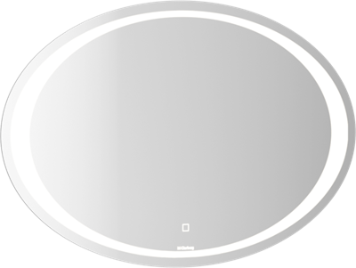 Зеркало Clarberg Ellipse 100 ELI0210 с подсветкой с сенсорным выключателем ELI0210 - фото 520101