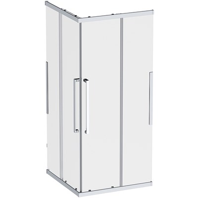 Душевой уголок AM.PM Func 90x90 W84G-403-9090-МТ профиль, Хром матовый стекло прозрачное W84G-403-9090-МТ - фото 533137
