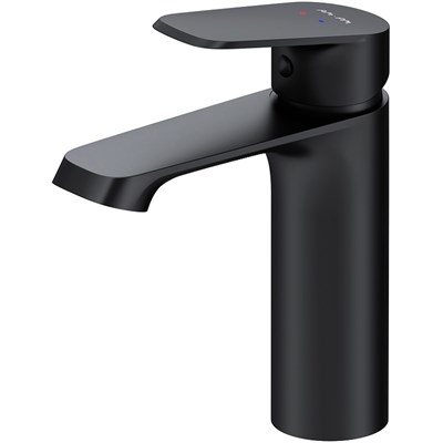 Смеситель для раковины AM.PM Func F8F02122, Черный матовый F8F02122 - фото 533499