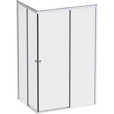 Душевой уголок AM.PM X-Joy 120х90 W94G-403-12090-MТ профиль, Хром матовый стекло прозрачное W94G-403-12090-MТ - фото 533877