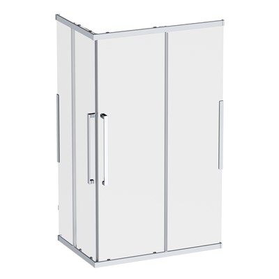 Душевой уголок AM.PM Func 120x80 W84G-403-12080-MТ профиль, Хром матовый стекло прозрачное W84G-403-12080-MТ - фото 534332