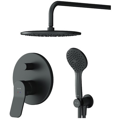Душевая система AM.PM X-Joy FB85A1RH02, Черная FB85A1RH02 - фото 534423