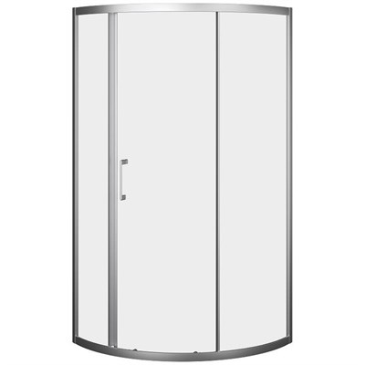 Душевой уголок AM.PM Tender Solo Slide 90x90 W45G-315-090TM профиль Хром матовый стекло прозрачное W45G-315-090TM - фото 535182