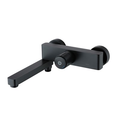 Смеситель IDDIS для ванны с управлением Push Control черный матовый Slide (SLIBLBTi02WA) SLIBLBTi02WA - фото 537444