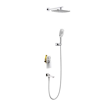 Душевая система TIMO встроенная хром-белый Helmi (SX-4099/00-16SM) SX-4099/00-16SM - фото 537505