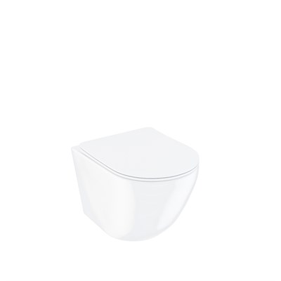 Унитаз подвесной безободковый, Blanco Q, IDDIS, BLQRDSEI25 BLQRDSEI25 - фото 538202