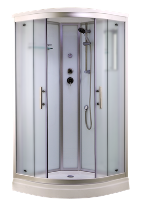 Душевая кабина Timo Standart Silver Fabric 90*90*220  (T-6609SF) T-6609SF - фото 539040