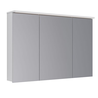 Шкаф зеркальный Lemark Zenon 120 х 80 см, подвесной, с LED-подсветкой, теплый свет, цвет корпуса белый глянец, LM120ZS-Z LM120ZS-Z - фото 540897
