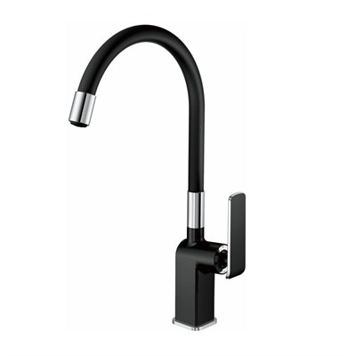 Смеситель для кухни Haiba HB73548-7 Черный Хром HB73548-7 - фото 542764